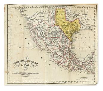 (TEXAS.) [Folsom, George F.] Mexico in 1842 . . . to which is Added, an Account of Texas and Yucatan.
